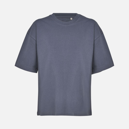 Футболка оверсайз женская Boxy Women, темно-серая (графит), размер XS