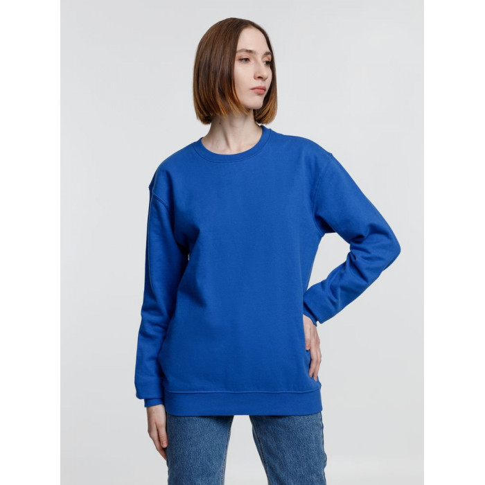 Свитшот унисекс Columbia, ярко-синий, размер 5XL