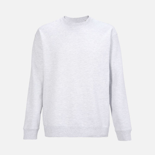 Свитшот унисекс Columbia, светло-серый меланж, размер 3XL