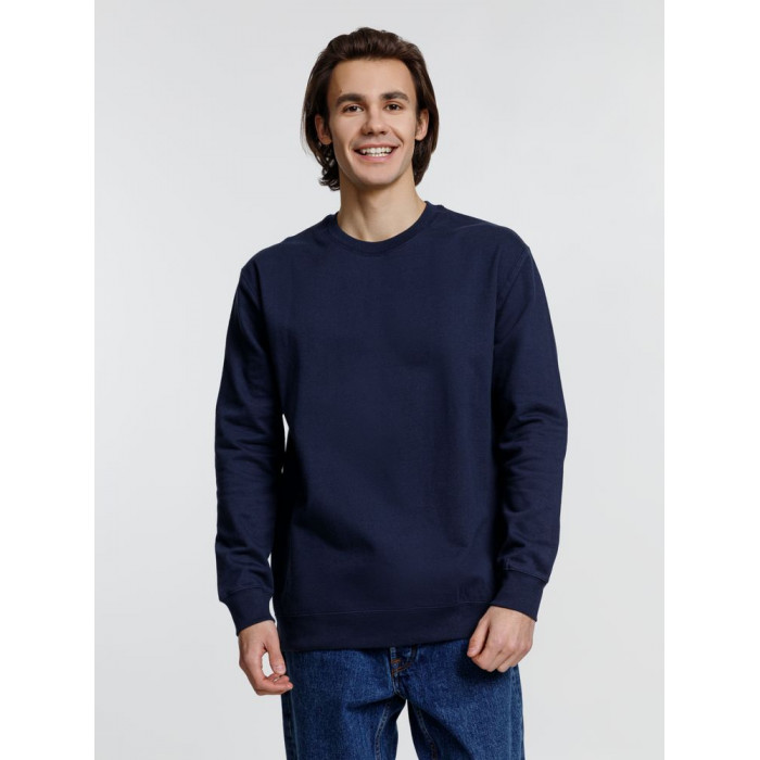 Свитшот унисекс Columbia, темно-синий, размер 5XL