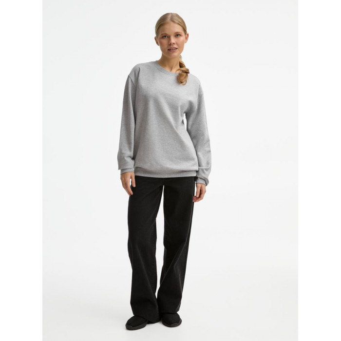 Свитшот унисекс Columbia, серый меланж, размер 5XL