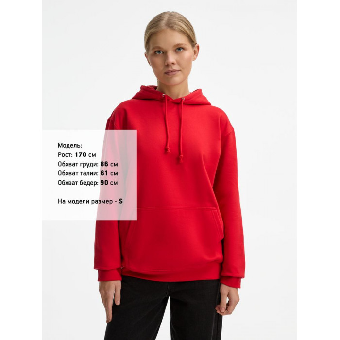 Худи унисекс Condor, красное, размер 3XL