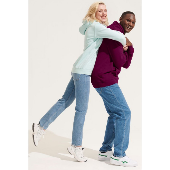 Худи унисекс Condor, фиолетовое (сливовое), размер 3XL