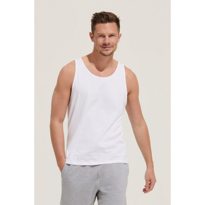 Майка унисекс Crusader TT, серый меланж, размер XXL