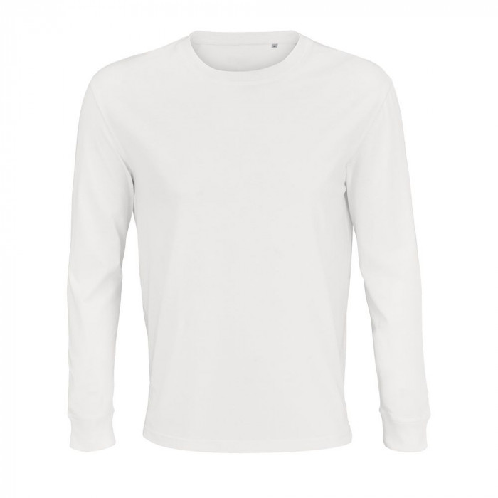 Футболка унисекс с длинным рукавом Pioneer LSL, белая, размер XXL