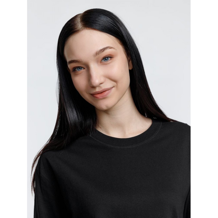 Футболка унисекс с длинным рукавом Pioneer LSL, черная, размер 3XL