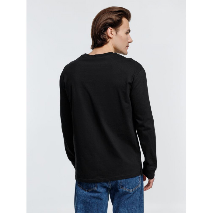 Футболка унисекс с длинным рукавом Pioneer LSL, черная, размер 3XL