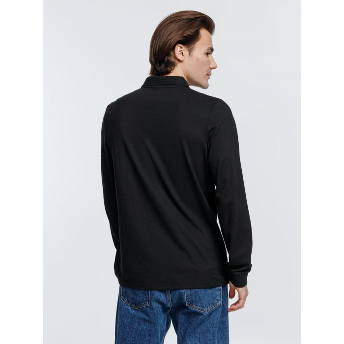 Рубашка поло с длинным рукавом Prime LSL, черная, размер XXL