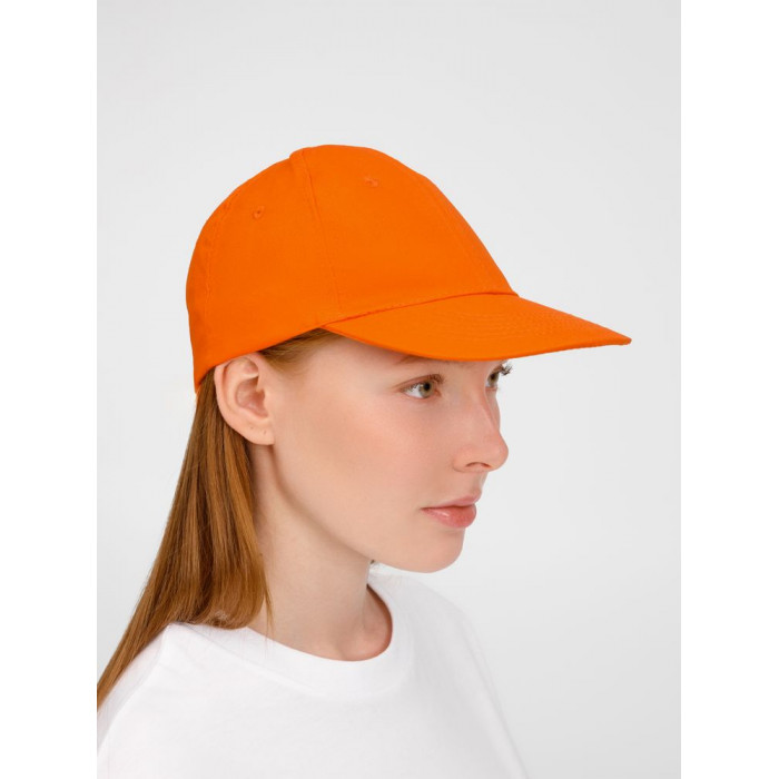 Бейсболка Apollo, оранжевая