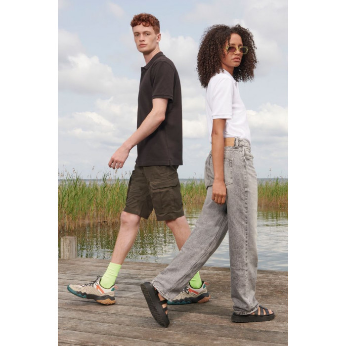 Рубашка поло унисекс Pegase, темно-синяя, размер 4XL