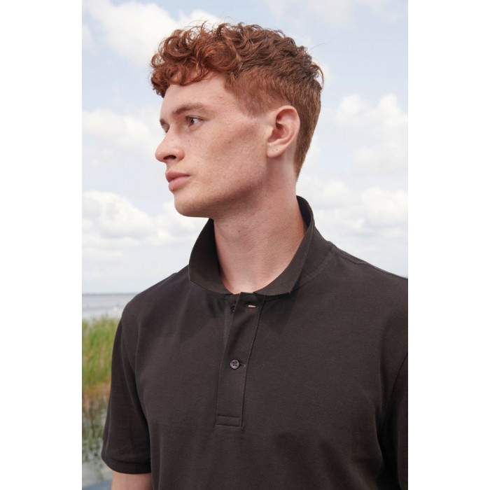 Рубашка поло унисекс Pegase, темно-синяя, размер 4XL