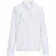 Рубашка поло унисекс с длинным рукавом Pacific LSL, белая