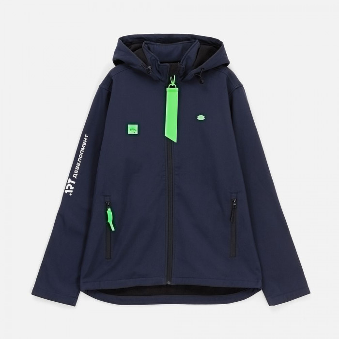 Куртка софтшелл женская Race Women темно-синяя, размер XXL