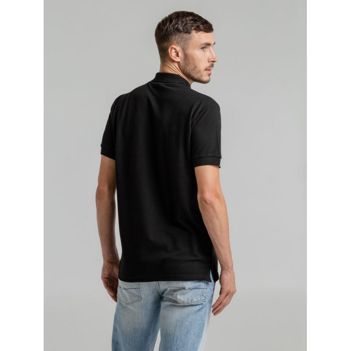 Рубашка поло мужская Virma Premium, черная, размер 3XL