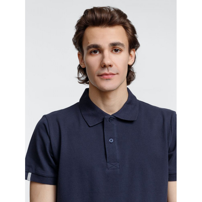 Рубашка поло мужская Virma Premium, темно-синяя, размер 3XL