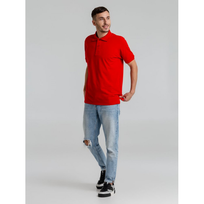 Рубашка поло мужская Virma Premium, красная, размер 3XL