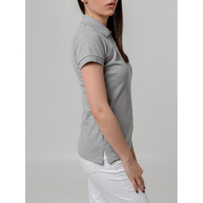 Рубашка поло женская Virma Premium Lady, серый меланж
