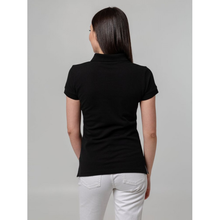 Рубашка поло женская Virma Premium Lady, черная, размер 3XL