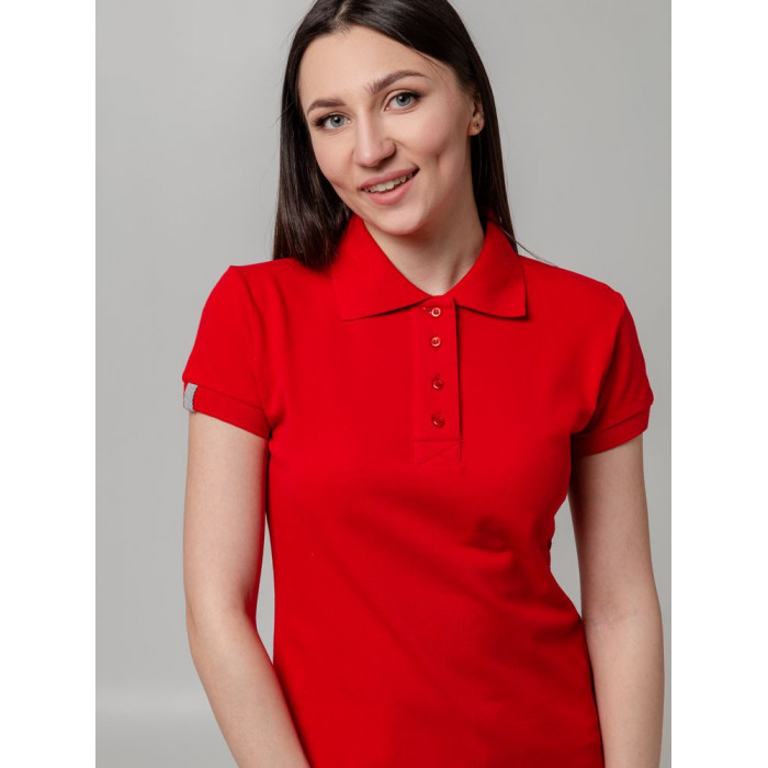 Рубашка поло женская Virma Premium Lady, красная, размер XL