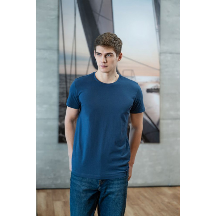 Футболка мужская American U светлый меланж, размер S