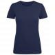 Футболка женская Ladies American U, темно-синяя Футболка женская Ladies American U, темно-синяя