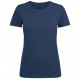 Футболка женская Ladies American U, синяя Футболка женская Ladies American U, синяя