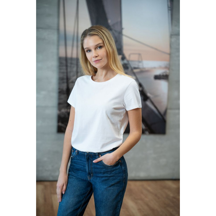 Футболка женская Ladies American U красная, размер XL