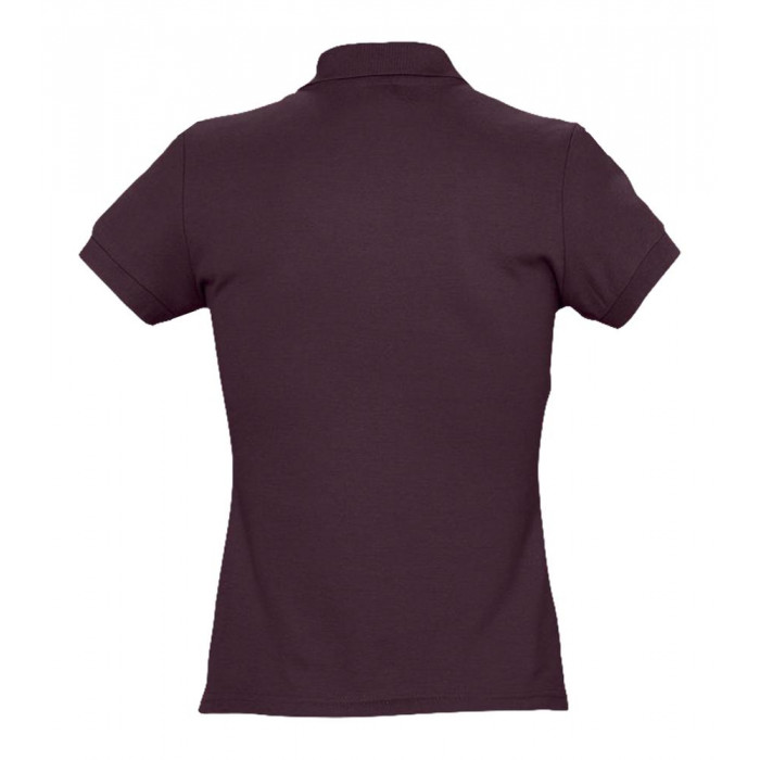 Рубашка поло женская Passion 170 бордовая, размер XXL