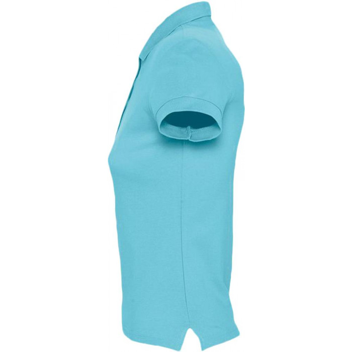Рубашка поло женская Passion 170 бирюзовая, размер XXL