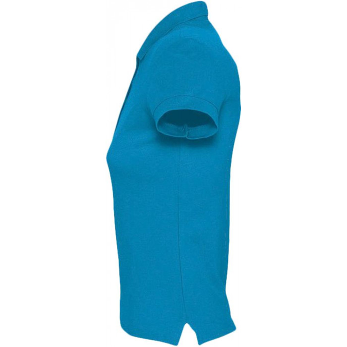 Рубашка поло женская Passion 170 ярко-бирюзовая, размер XXL