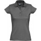 Рубашка поло женская Prescott Women 170, темно-серая Рубашка поло женская Prescott Women 170, темно-серая