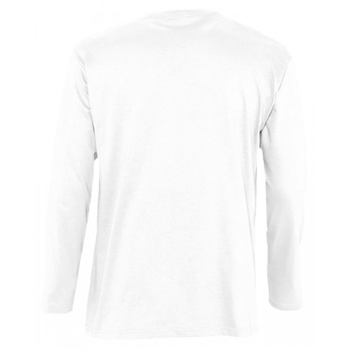 Футболка мужская с длинным рукавом Monarch 150 белая, размер 3XL
