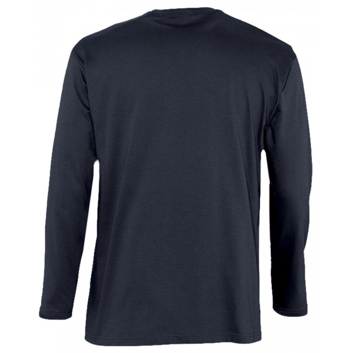 Футболка мужская с длинным рукавом Monarch 150 темно-синяя, размер XXL