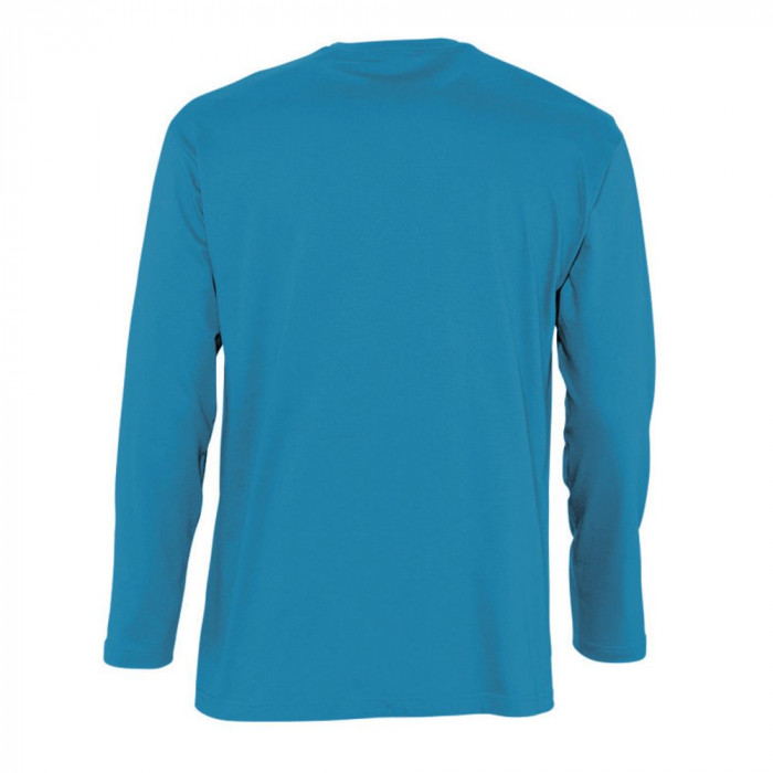 Футболка мужская с длинным рукавом Monarch голубая, размер XXL