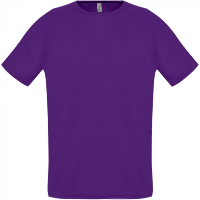 Футболка унисекс Sporty 140 темно-фиолетовая, размер 3XL