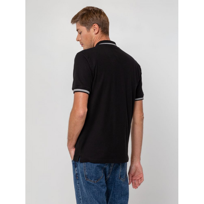 Рубашка поло Virma Stripes, черная, размер XXL