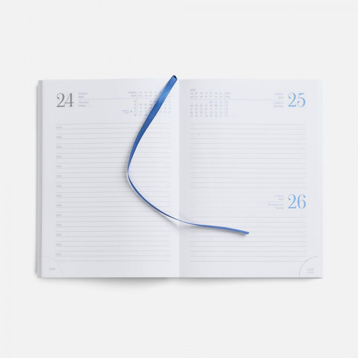 Ежедневник New Nebraska, датированный, синий