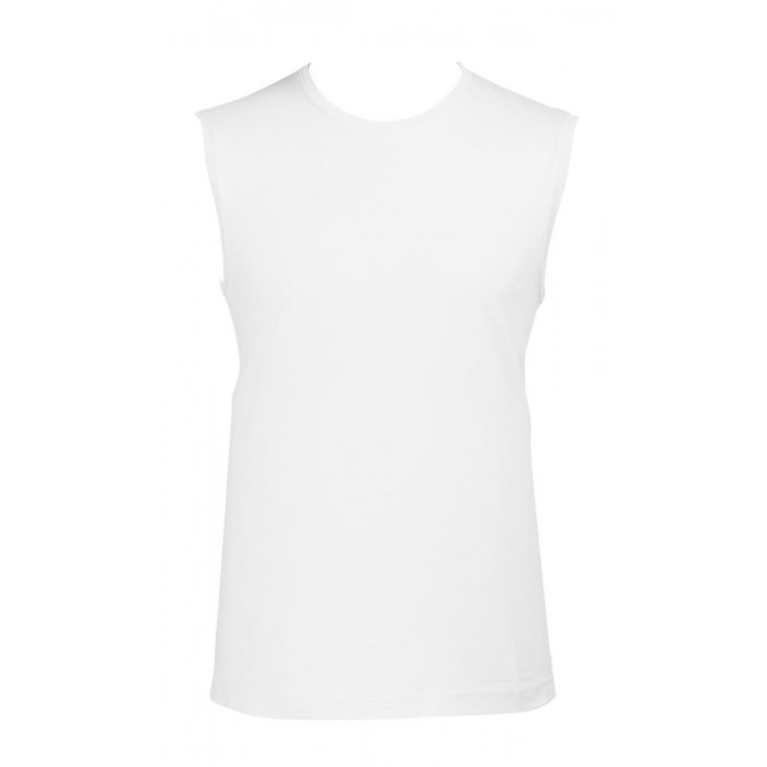 Футболка мужская без рукавов Jazzy 170, белая