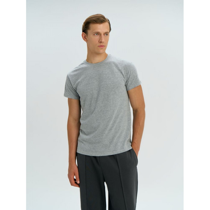 Футболка Regent 150 серый меланж, размер 5XL