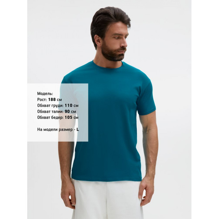 Футболка Regent 150 винтажный синий, размер 3XL