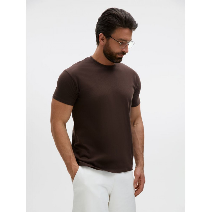 Футболка Regent 150 темно-коричневая (шоколад), размер XXL