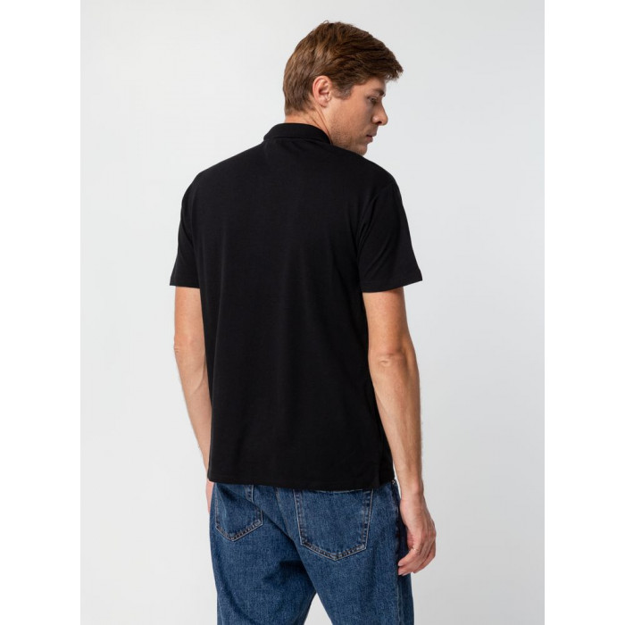 Рубашка поло мужская Summer 170 черная, размер XXL