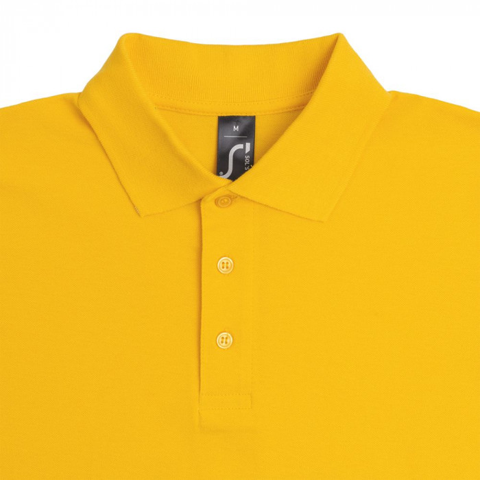 Рубашка поло мужская Summer 170 желтая, размер XXL