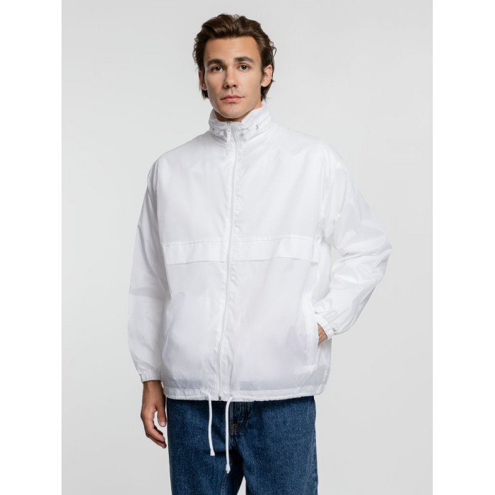Ветровка из нейлона Surf 210 белая, размер XXL