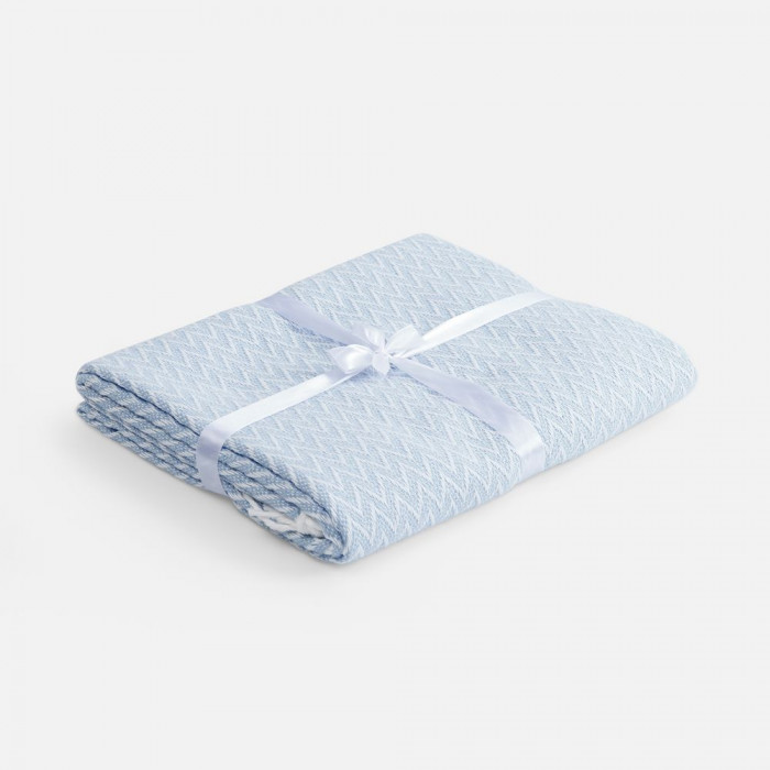 Плед Sagunt, светло-синий