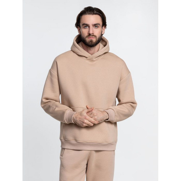 Худи Kulonga Oversize, бежевое, размер XL/XXL