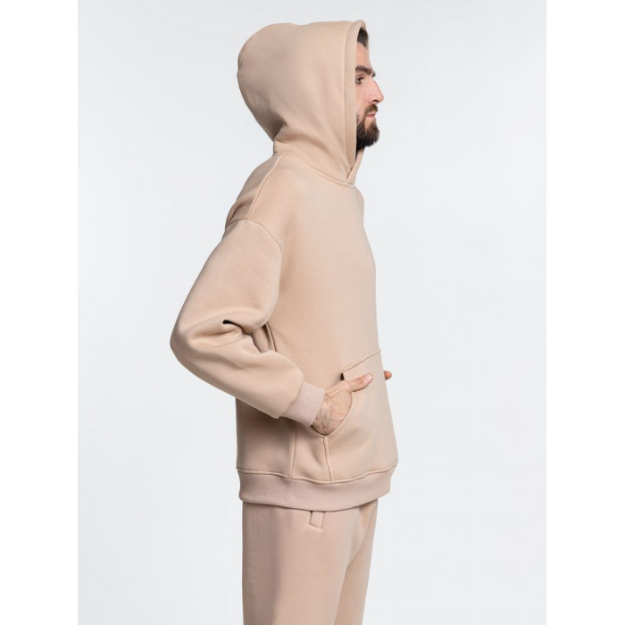 Худи Kulonga Oversize, бежевое, размер XL/XXL