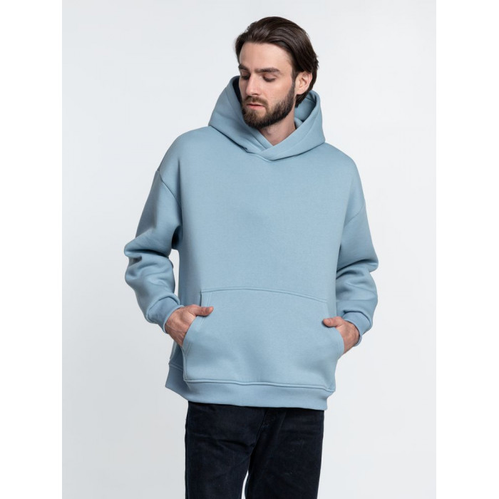 Худи Kulonga Oversize, серо-голубое, размер 3XL/4XL