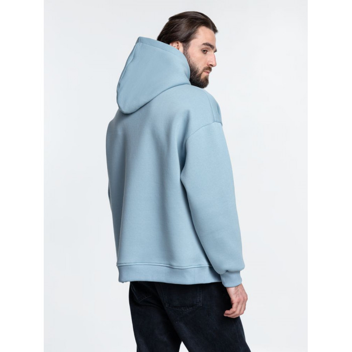 Худи Kulonga Oversize, серо-голубое, размер 3XL/4XL