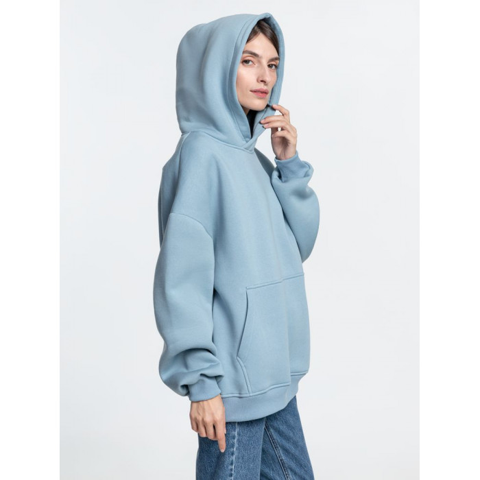 Худи Kulonga Oversize, серо-голубое, размер 3XL/4XL